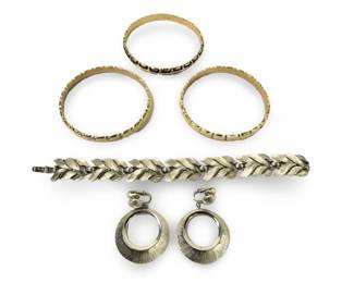 Fantastic Trifari Gold Tone & Silver Jewelry