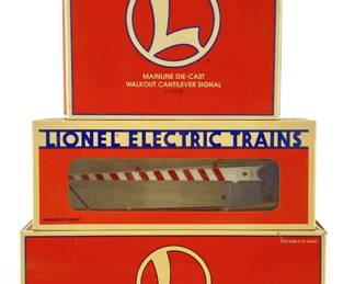 3pc Vintage Lionel Electric Railroad Accessories