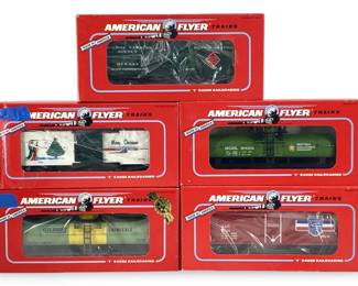 5pc American Flyer “S" Gauge Railroading Set