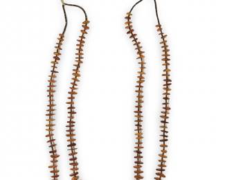 Lovely Dual Strand Baltic Amber Chip Necklace