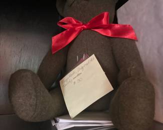 Teddy Bear made from World War 2 blanket