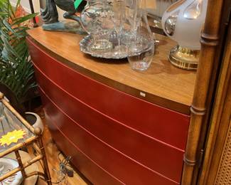 Retro dresser with mirror - 21x46x35- $100+ tax