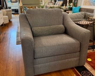 Muted blue chair -36x36x32 - $75