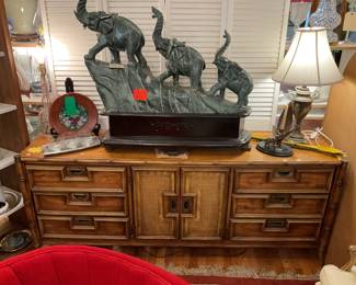 Rattan Buffet - 31x74x19 - $250+tax