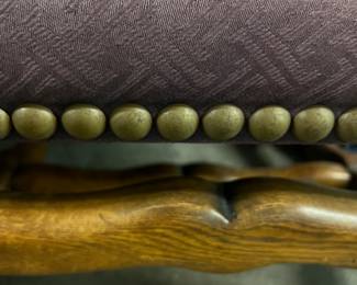 Trim around set of 8 Henredon Dining Chairs 