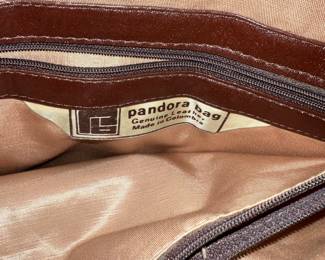 Leather handbag by pandora