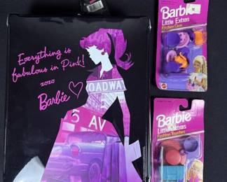 Vintage Barbie Doll Case and Accessories Packs