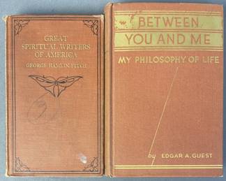 Two Spiritualist Books Edgar Guest & GH Fitch