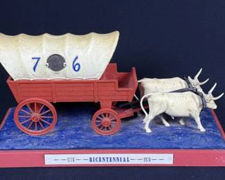 1976 Bicentennial Covered Wagon & Oxen Model