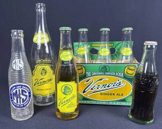 Soda Bottles Vernor’s Coke M & S Flint Michigan