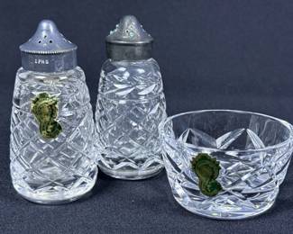 Waterford Crystal Salt & Pepper Shaker Salt Dip