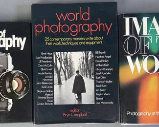 Hardcover Photography Books Set of Three