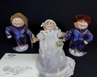 Vintage Cabbage Patch Kids Porcelain Edition Dolls