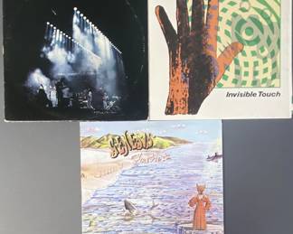 Genesis Vinyl Records Set of Three