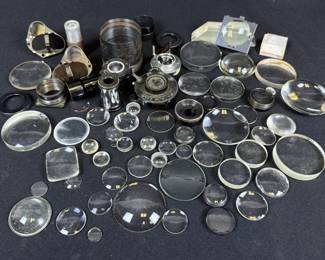 Collection of Vintage/Antique Glass Lenses