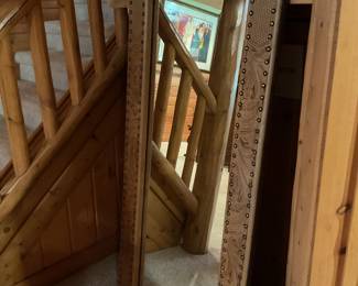 Leather Mirror