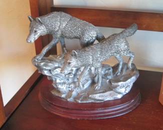 "The Alpha Pair" By C.A. Pardell, 7" X 7" X 5"