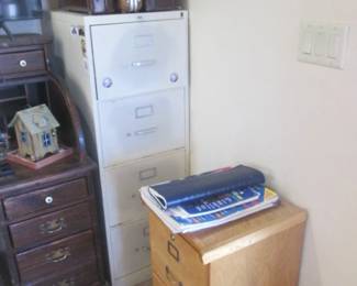 Several File Drawers & Briefcases
