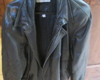 Leather Jacket, Bomber-Style