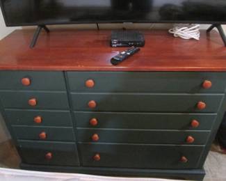 Wood & Painted Drawer Chest