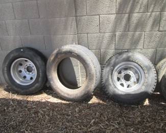 Variety of Tires and Rims