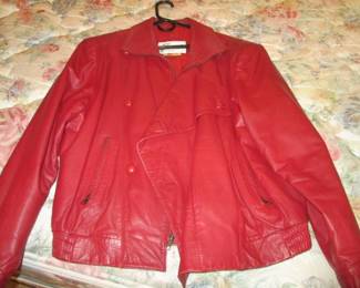 Women's Leather Jacket By Berman's, Size M