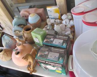 Pottery & Light Bulbs