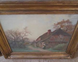 Framed Watercolor By British Artist John White