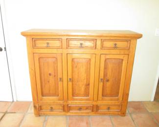 Storage Cabinet, Detailed View, 55" X 17" X 48" High