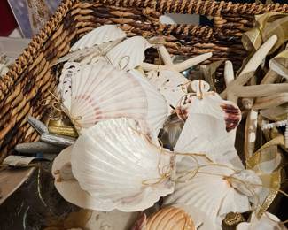 lots of Shell ornaments for your Christmas tree