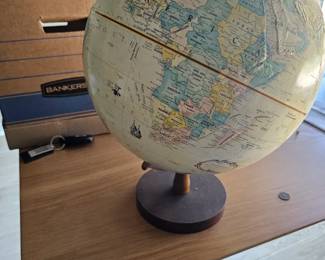 vintage globe
