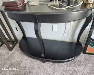 curvy console table