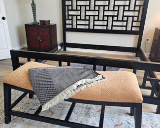 View into the main bedroom