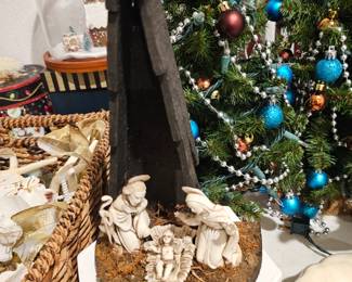 Modern nativity scene