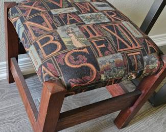 modern footstool