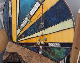 Stain glass scuplture