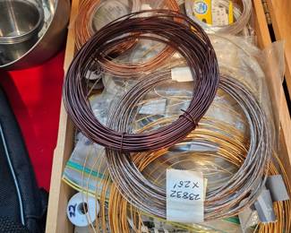 lots of wire for jewelry making and crafting