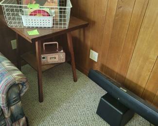 Vintage Records, Sound Bar w/ Bass Speaker