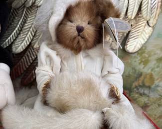 Bearington Bear Collection Victoria #1082 With Tags Plush Teddy Bear Winter 14"