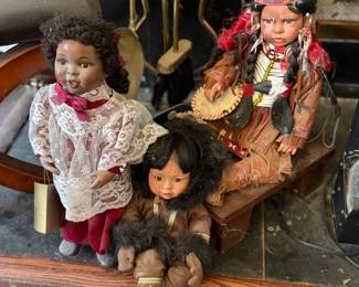 Vintage 1992 Porcelain Grace 16” Doll from the Hearts in Song Collection, Signed by Jan Galperin, The Danbury Mint Miska by Patricia Wall Porcelain Doll Children Of The North Srs & Timeless “Maiden Warrior” Limited Edition Doll