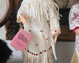 17" Paradise Galleries Native American Indian Swirling Waters Southwest Doll