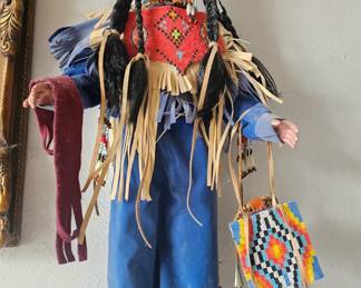 Timeless Native American Blackfoot Woman Porcelain Doll Limited Edition