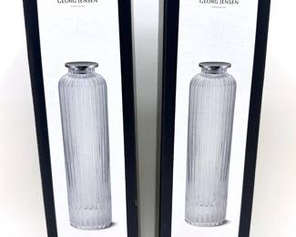 2 Georg Jensen New In Box Bernadotte Carafes, Stainless Steel & Glass, Denmark
Lot #: 33