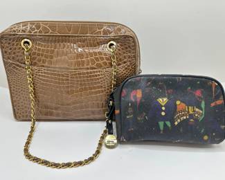 Vintage Siso Crocodile Leather Handbag, Italy
Lot #: 45