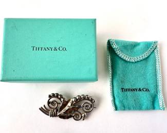 Vintage Tiffany & Co Makers Sterling Silver Floral Pin With Original Box (16.4 Grams)
Lot #: 121