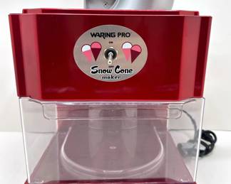 Waring Pro Snow Cone Maker, Appears Unused
Lot #: 155