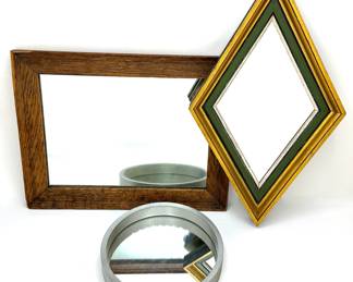 3 Small Wall Mirrors
Lot #: 126