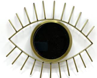 Metal Eye See You Mirror, Wall Mountable
Lot #: 125