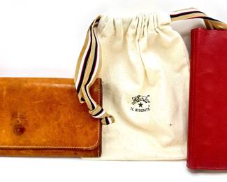 Il Bisonte, Italy: New Leather Agenda Notebook With Dustbag & Used Tri-Fold Wallet
Lot #: 86