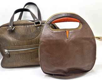 Jacques Le Corre Goatskin Satchel Handbag & Eloise Rae Leather Bag With Cut-out Handle
Lot #: 46